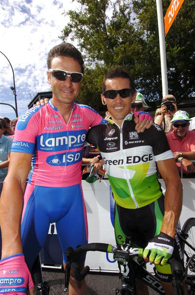 Alessandro Petacchi and Robbie McEwen